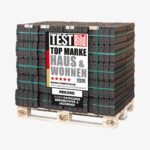 5 Paletten REKORD Braunkohlebriketts (40×25 kg) – Vorratspaket