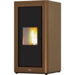BLAZE Pelletofen Pop, 12,7 kw, WiFi-fähig – schwarz/bronze