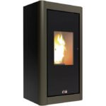 BLAZE Pelletofen Urban, 6,33 kw, WiFi-fähig – schwarz/corten
