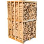 Hochwertiges Eichen-Brennholz 25cm 2 Raummeter Kammergetrocknet Auf Palette