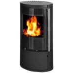 COLOR EMAJL Kaminofen Kolding, Stahl, 7 kW – schwarz