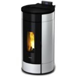 FREEPOINT Pelletofen Globe, 10,5 kw, WiFi-fähig – weiß/schwarz