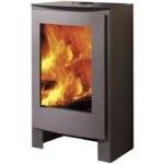 PANADERO Kaminofen Nevada, Stahl, 8,7 kW – schwarz