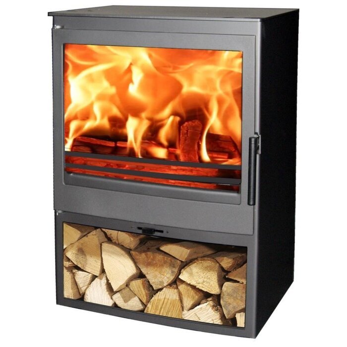 PANADERO-Kaminofen-Saphir-Stahl-71-kW-schwarz-1.jpg PANADERO Kaminofen Saphir, Stahl, 7,1 kW – schwarz – Bild 1