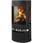 PANADERO Kaminofen Suerte, Stahl, 8 kW – schwarz