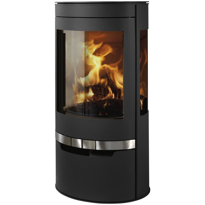 PANADERO-Kaminofen-Suerte-Stahl-8-kW-schwarz-1.jpg PANADERO Kaminofen Suerte, Stahl, 8 kW – schwarz – Bild 1