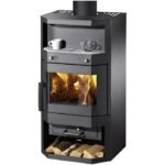 THERMIA Kaminofen Bern V1, Stahl, 6 kW – grau