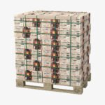 REKORD Braunkohlebriketts 900 kg Palette 90 x 10kg